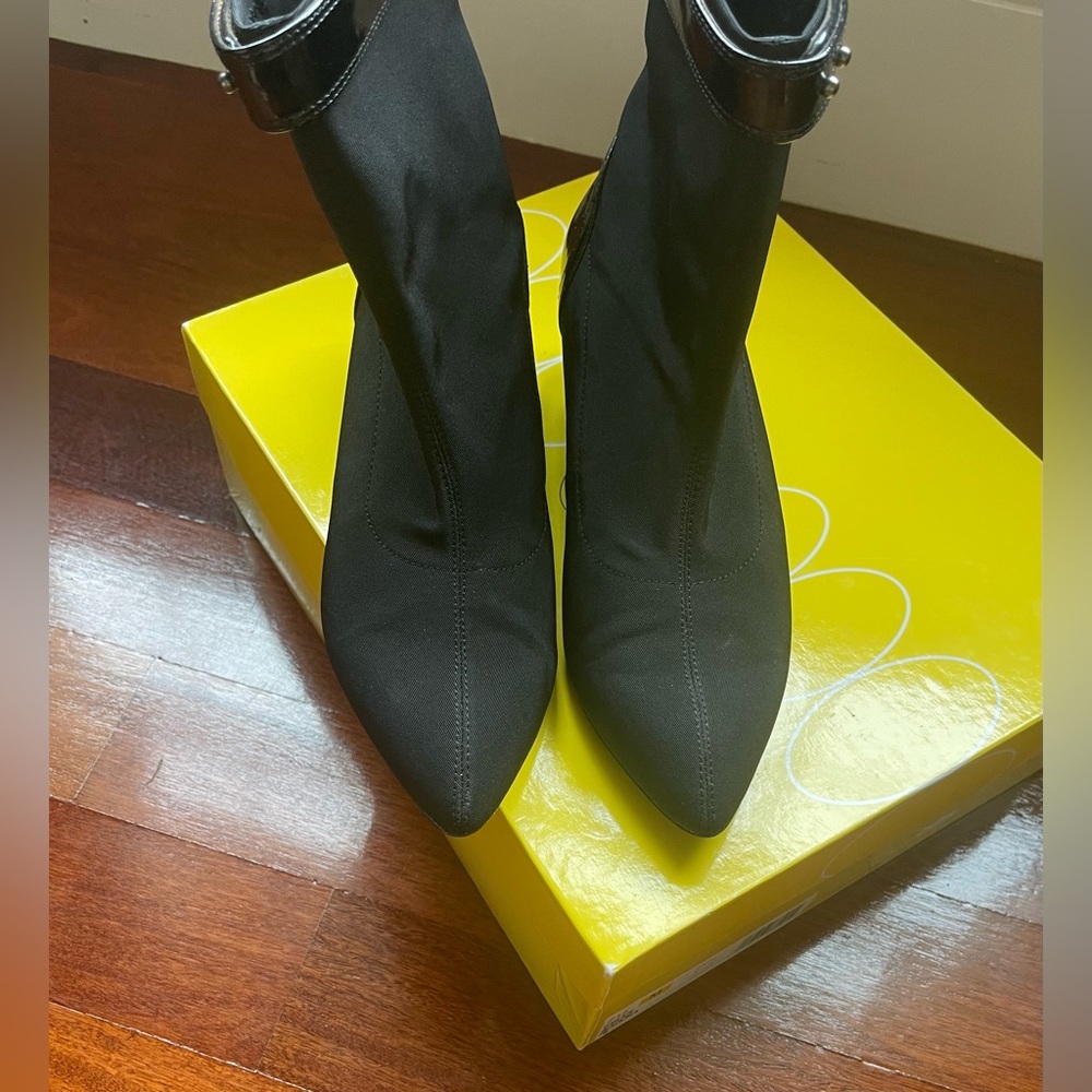 Womens Bootie Ankle Boots CIRCA JOAN & DAVID CIGLATE Black Dress Shoes 7.5 M